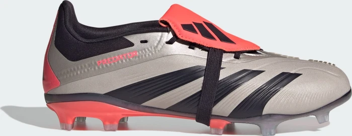 adidas Predator Elite Fold-Over Tongue FG platinum metallic/aurora black/carbon (Junior)