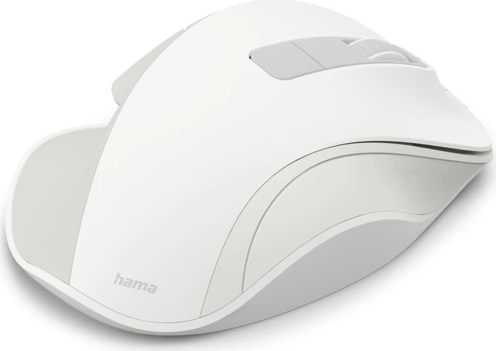 Hama MW-500 Ergonomic Silent Wireless weiß, USB
