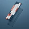 iQunix F97 Coral Sea Wireless, 96%, LEDs RGB, MX SILENT RGB RED, USB/Bluetooth, US Vorschaubild