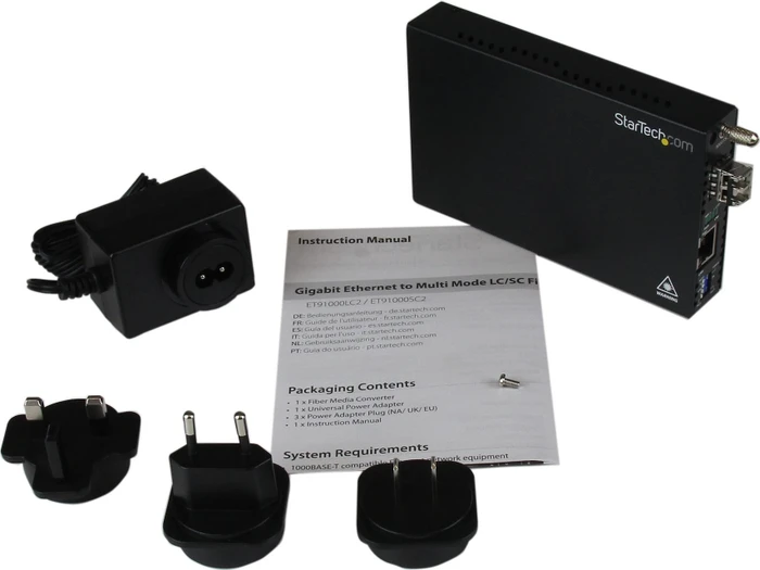 StarTech ET91000LC2, RJ-45, LC-Duplex MM, 550m