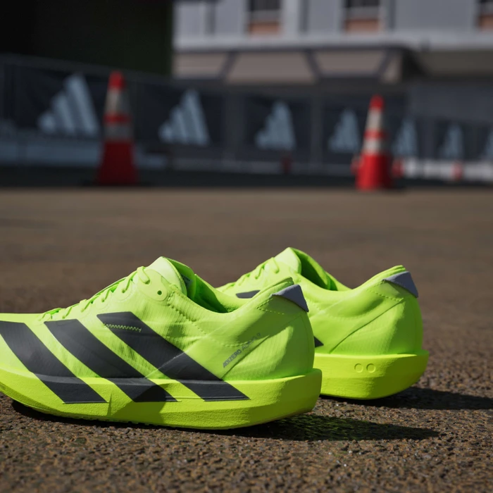 adidas Adizero Adios 9 lucid lemon/core black/halo silver (Damen)