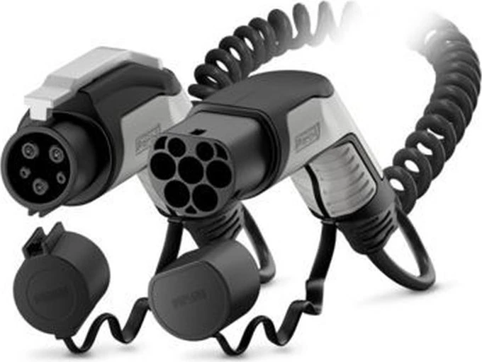 Phoenix Contact AC-Ladekabel 1628020, 5kW, 4m Spiralkabel