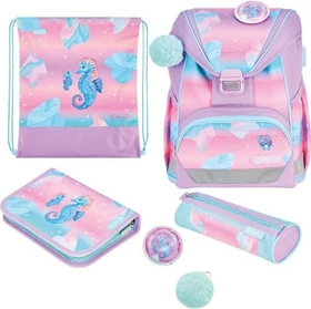 Herlitz Ultra Light Plus Ocean Lights Schultaschen-Set, 4-tlg.