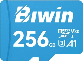 Biwin MS100 R100/W50 256GB, UHS-I U3, A1, Class 10
