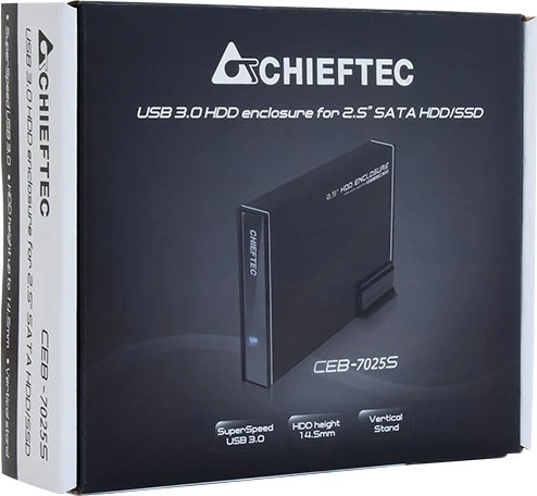 Chieftec externes Gehäuse, 2.5", USB 3.0 Micro-B