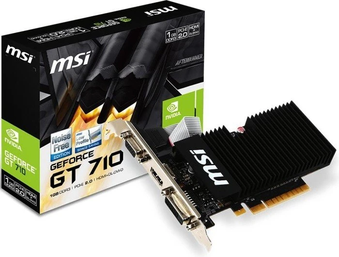 MSI GeForce GT 710 1GD3H LPV1, 1GD3H LPV1, 1GB DDR3, VGA, DVI, HDMI