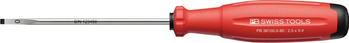 PB Swiss Tools PB 8100.0-80 SwissGrip Schlitz Schraubendreher, 1.6x80mm