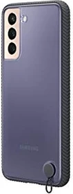 Samsung Clear Protective Cover für Galaxy S21 schwarz