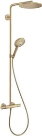 Hansgrohe Raindance Select S Showerpipe 240 1jet PowderRain Thermostat Duschsystem brushed bronze