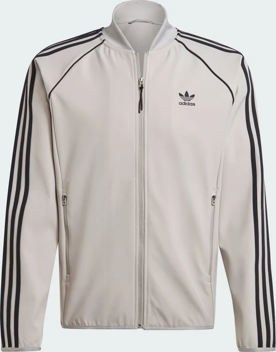 adidas SST Bonded Originals Trainingsjacke medium grey heather (Herren)