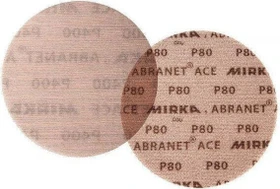 Mirka Abranet ACE Grip Gewebeschleifblatt K80, 77mm, 50 Stück