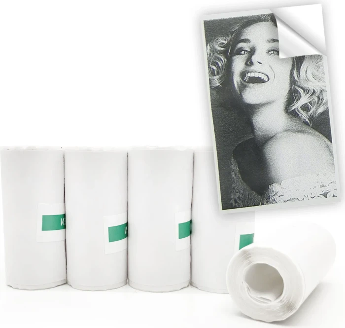 Easypix InstantFUN Sticker Rollen Thermopapier glänzend weiß, 57x25mm, 150 Blatt