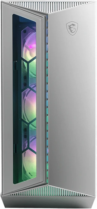 MSI MPG Gungnir 110R White, weiß, Glasfenster