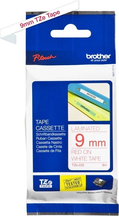 Brother TZE222 Schriftbandkassette 9mm 8m Image