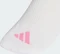 adidas 3-Streifen Cushioned Sportswear Mid-Cut Crew Socken white/clear pink/active maroon, 3 Paare Vorschaubild