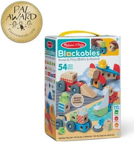 Melissa & Doug Blockables Fahrzeuge, 54-tlg.