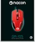 Nacon GM-105 Gaming Mouse rot/schwarz, USB Vorschaubild