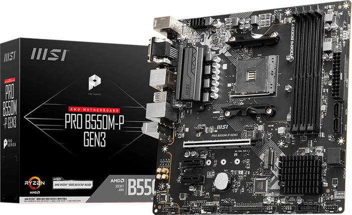 MSI PRO B550M-P GEN3 (AMD AM4)