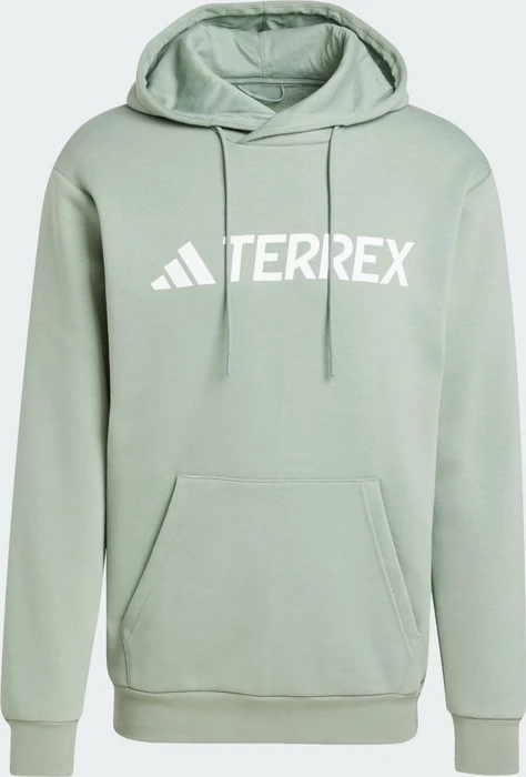 adidas Terrex Multi Large Logo Hoodie silver green (Herren)