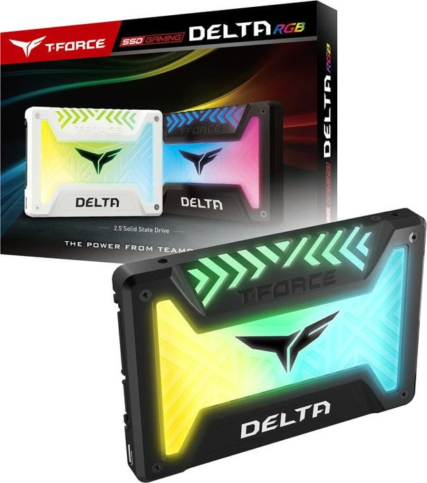 TeamGroup T-Force Delta RGB LITE SSD schwarz 1TB, 2.5" / SATA 6Gb/s