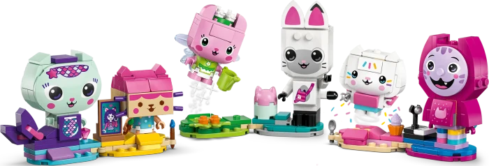 LEGO Gabbys Puppenhaus - Gabbys Katzenfreunde aus LEGO Steinen