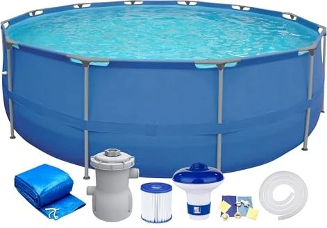 Walden Sports Steel Frame Pool rund 300x76cm blau