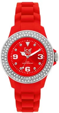 Ice-Watch Stone Red Silver Sili Unisex ST.RS.U.S.10
