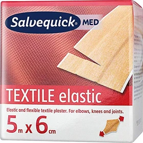 Cederroth Salvequick Textile Elastic, 6cm x 5m, 1 Stück
