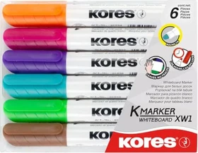 Kores K-Marker XW1 Whiteboardmarker sortiert, 6er-Set