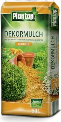 Plantop Rindenmulch Dekor 10-40mm goldgelb, 50l