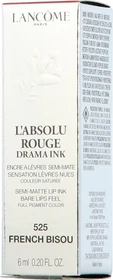 Lancôme L'Absolu Rouge Drama Ink Lippenstift 525 french bisou, 6ml