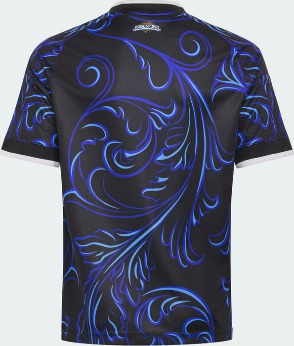 adidas FIFA WM 2026 Argentinien Auswärtstrikot kurzarm black/lucid blue/blue burst (Junior)