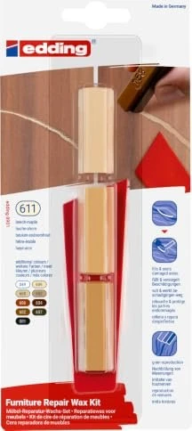 edding 8901 Wachs-Reparaturset buche-ahorn, 3-tlg.