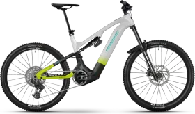 Haibike Hybe CF 11 sparkling white/splatter black/radiant green glossy