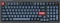 Keychron V5 Max, Carbon Black, 96%, LEDs RGB, hot-swap, Gateron Jupiter RED, USB/Bluetooth, US Vorschaubild