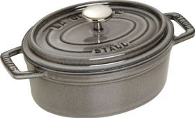 Zwilling Staub Cocotte Schmortopf oval 19.2x14.2cm 600ml grafitgrau
