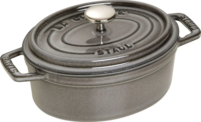 Zwilling Staub Cocotte Schmortopf oval 19.2x14.2cm 600ml grafitgrau