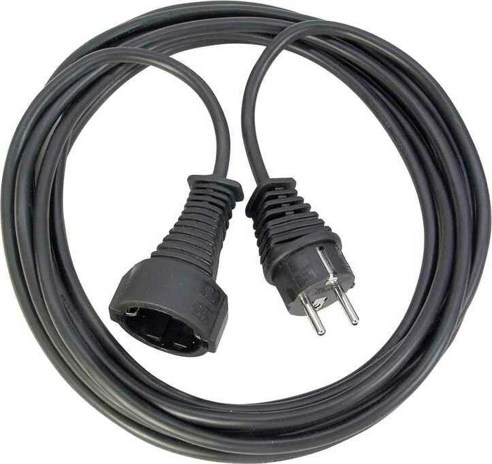Brennenstuhl Verlängerungskabel IP20 schwarz H05VV-F 3G1.5, 2m