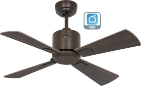 CasaFan Eco Neo III 92 BZ-NB/KI WiFi Deckenventilator kirsch/nuss