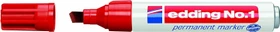 edding 1 Permanentmarker rot, 10er-Pack