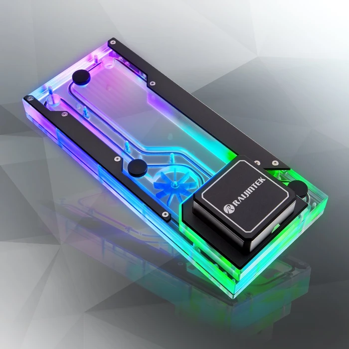 Raijintek Acheron 240 DDC RBW Distro Plate, Verteilerplatte mit Pumpe