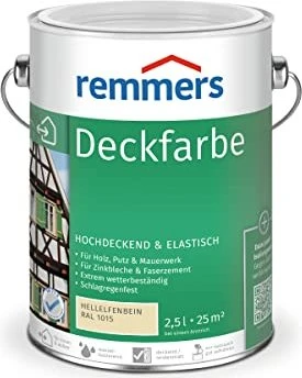 Remmers Deckfarbe hellelfenbein, 2.5l