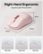 Epomaker Nex Lite Wireless Gaming Mouse mit Ladestation, rosa, USB/Bluetooth Vorschaubild
