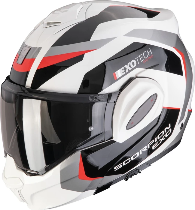 Scorpion EXO-Tech Evo Pro Acuti weiß/grau/schwarz/rot