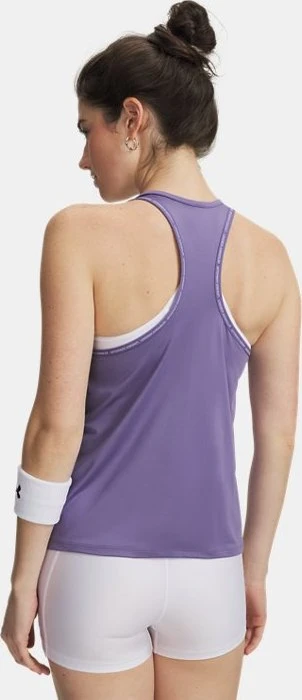 Under Armour Mesh Tank Top Funktionsshirt ärmellos purple luxe/purple crest (Damen)