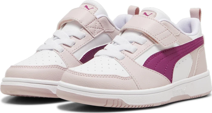 Puma Rebound V6 Lo mauve mist/magenta gleam/puma white (Junior)