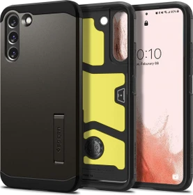 Spigen Tough Armor für Samsung Galaxy S22 Gunmetal