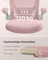 Songmics Bürostuhl ergonomisch mit Amrlehnen, pastellrosa Vorschaubild