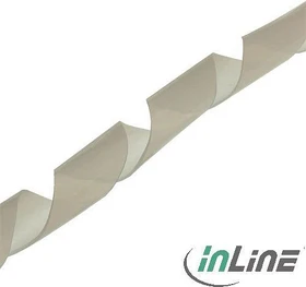 InLine Spiralband, 20mm, 10m, weiß