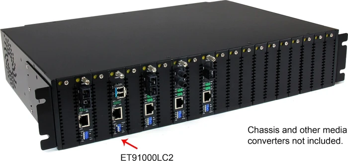 StarTech ET91000LC2, RJ-45, LC-Duplex MM, 550m